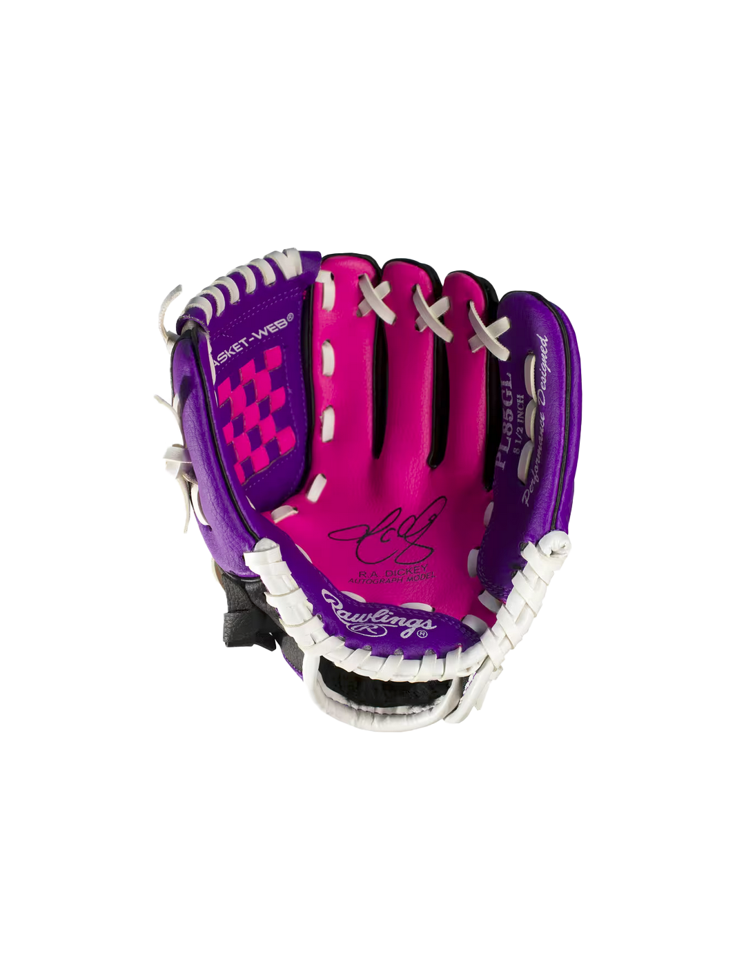 Gant Baseball Rawlings PL85PB 8.5" Noir/rose, Neuf Sans étiquette, Série Joueurs